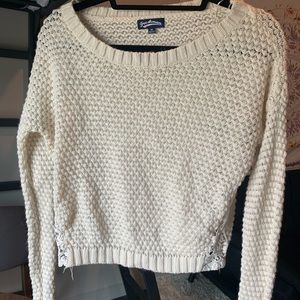 Off white knitted sweater